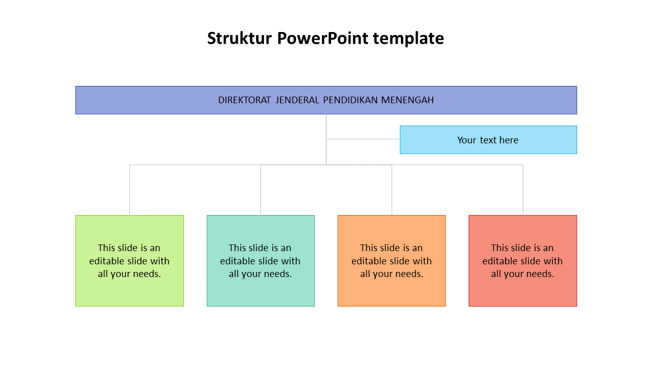 struktur PowerPoint template